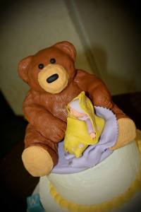 Rice Crispie + Sugar Teddy Bear